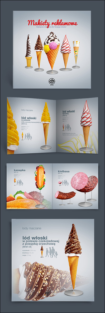 Katalog makiet produktów spożywczych