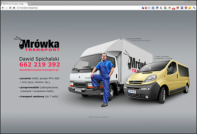 Mrówka Transport strona www